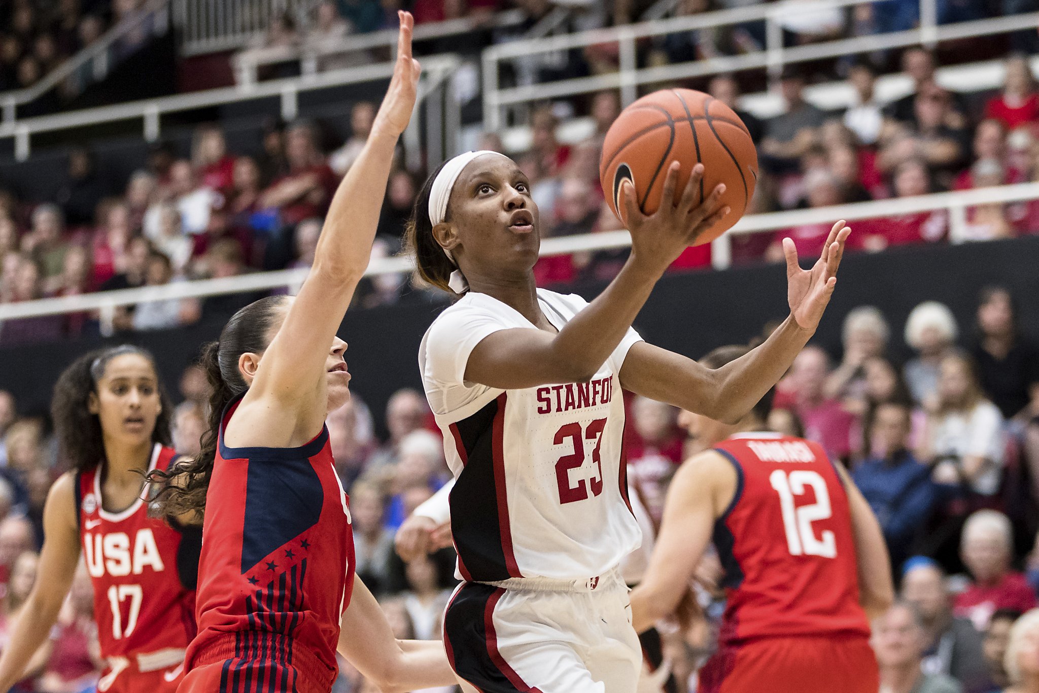 Cardinal women rise to challenge against Team USA