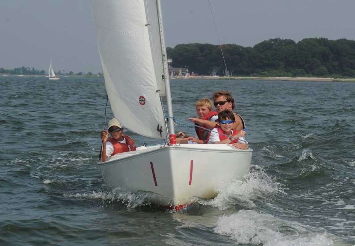 Young mariners take to the water at the Point