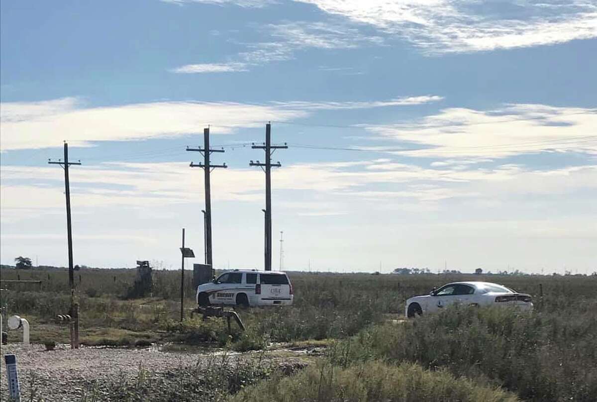 A man was found dead Saturday morning at an oil well site in Chambers County, authorities said.