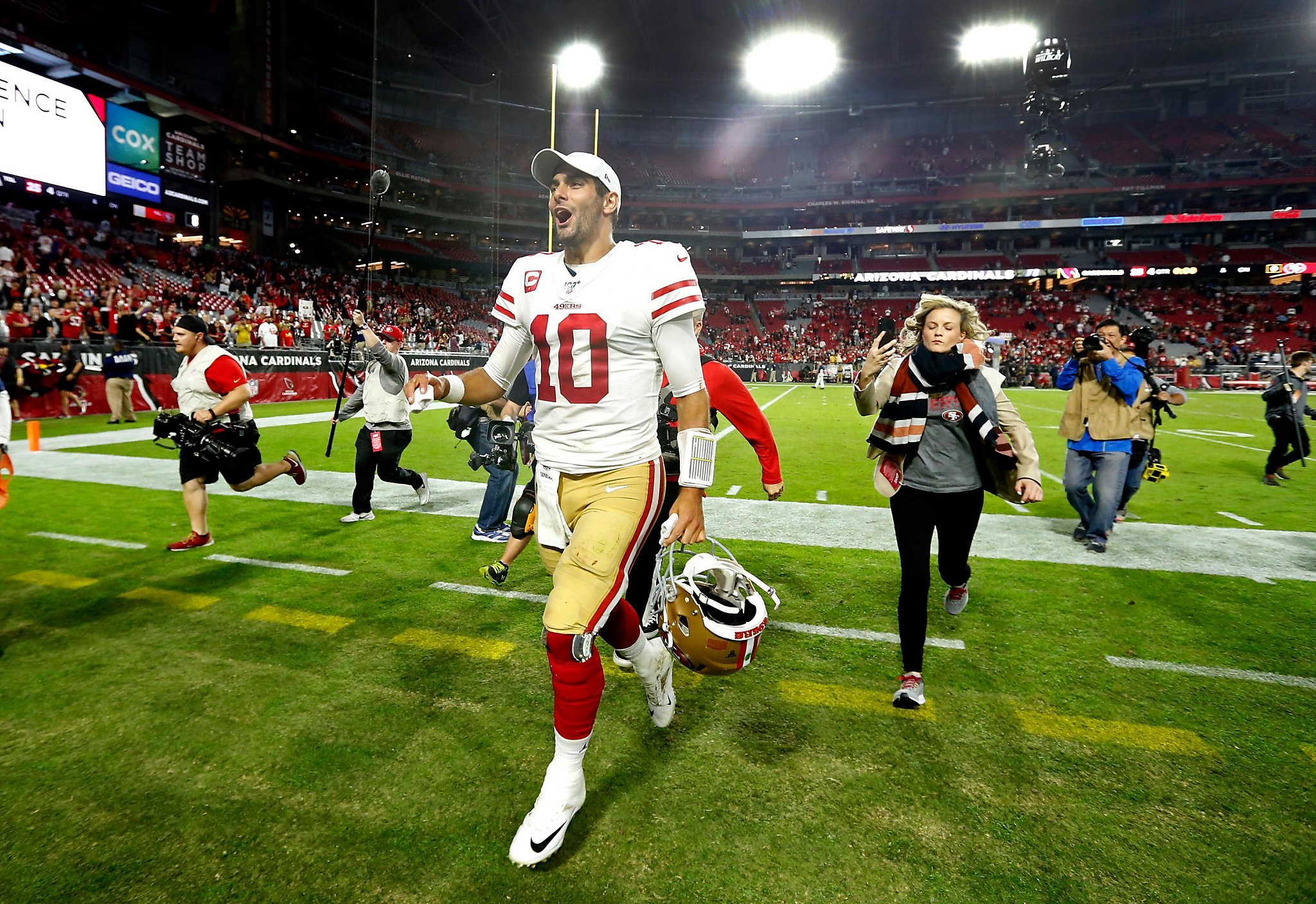 Jimmy Garoppolo surprised Erin Andrews interview got attention