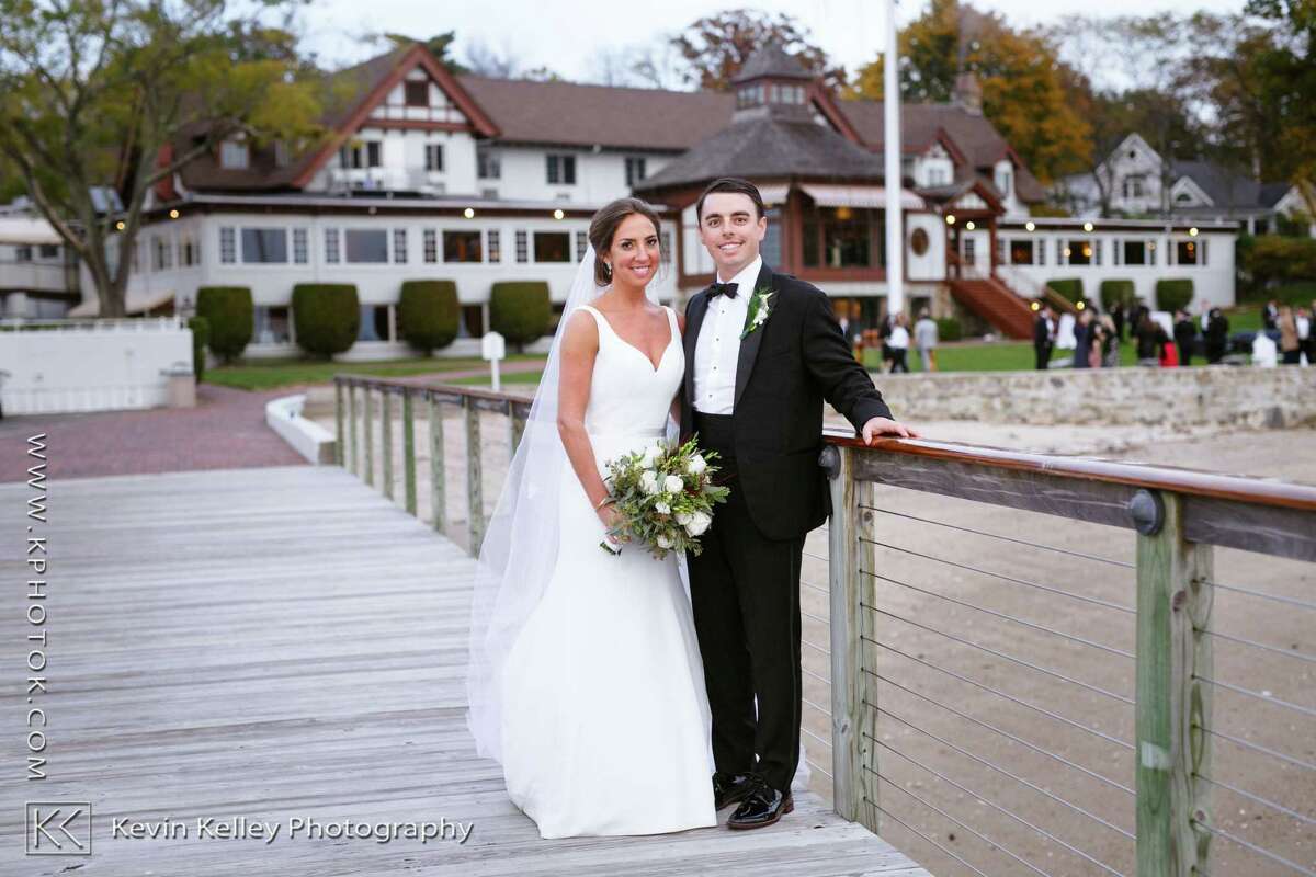 Brittany N. Phillips and Edward (Tripp) F. Lyons III were married last month at Saint Luke’s Episcopal Church in Darien with Reverend Ellen Tillotson officiating.