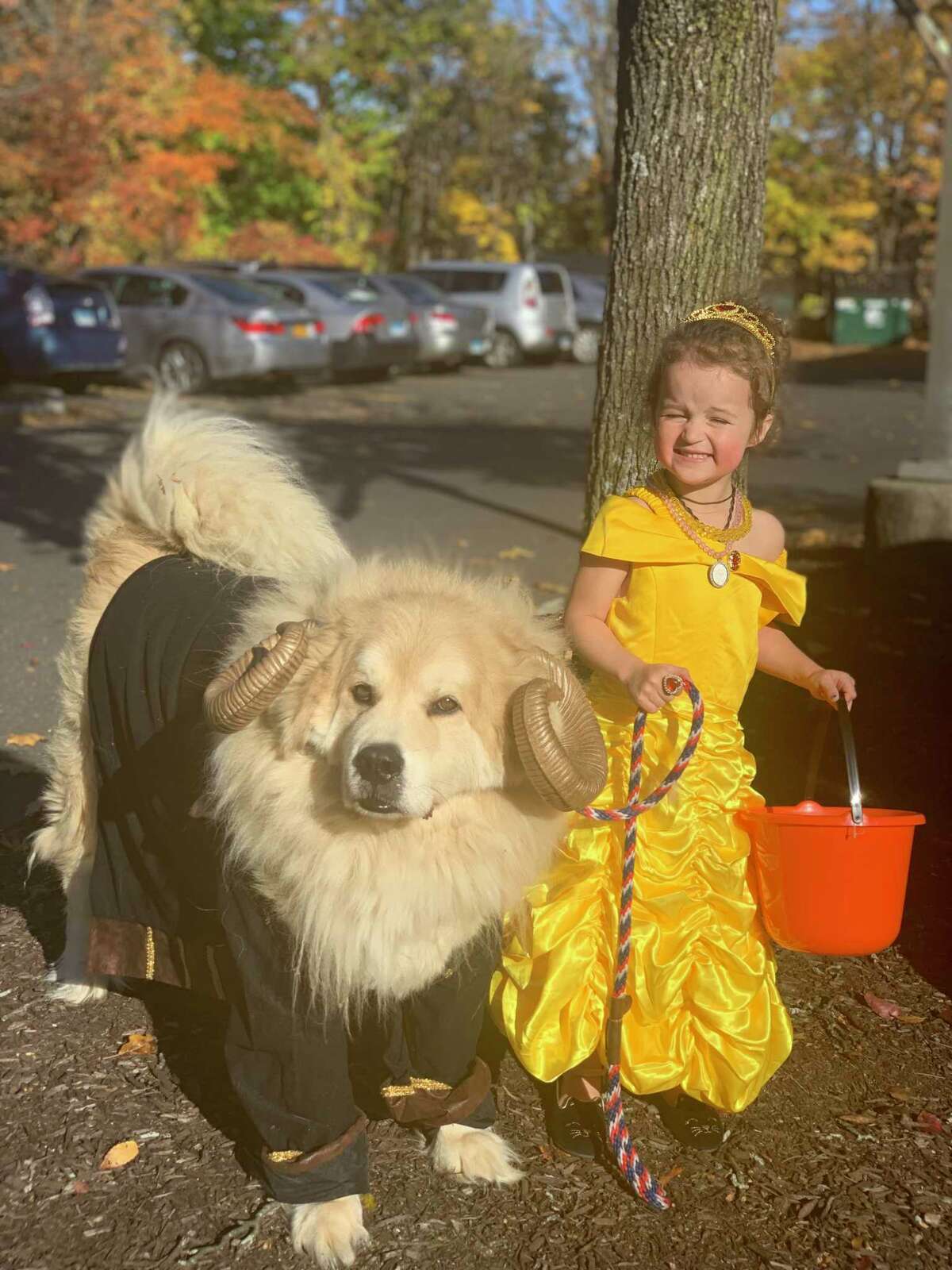 Beauty and the Beast walk on Govenor Street.