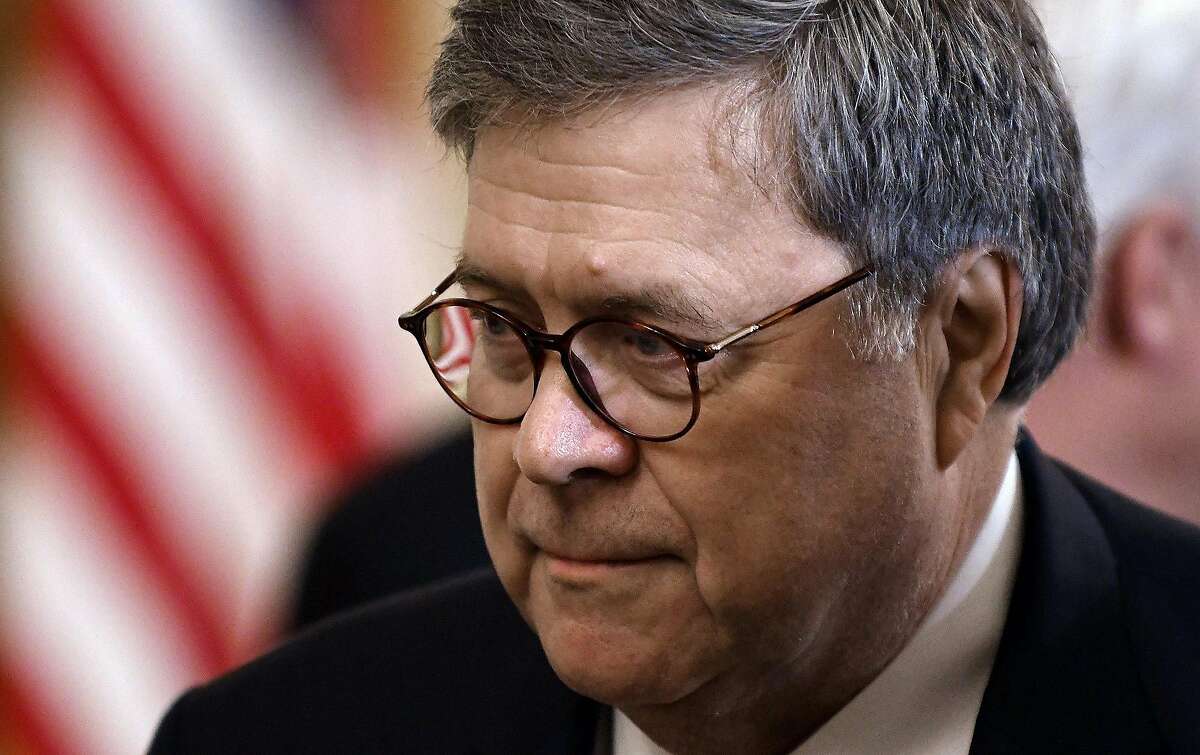 Attorney General William Barr attends the 2019 Prison Reform Summit and First Step Act Celebration at the White House on April 1, 2019 in Washington, D.C. (Olivier Douliery/Abaca Press/TNS)