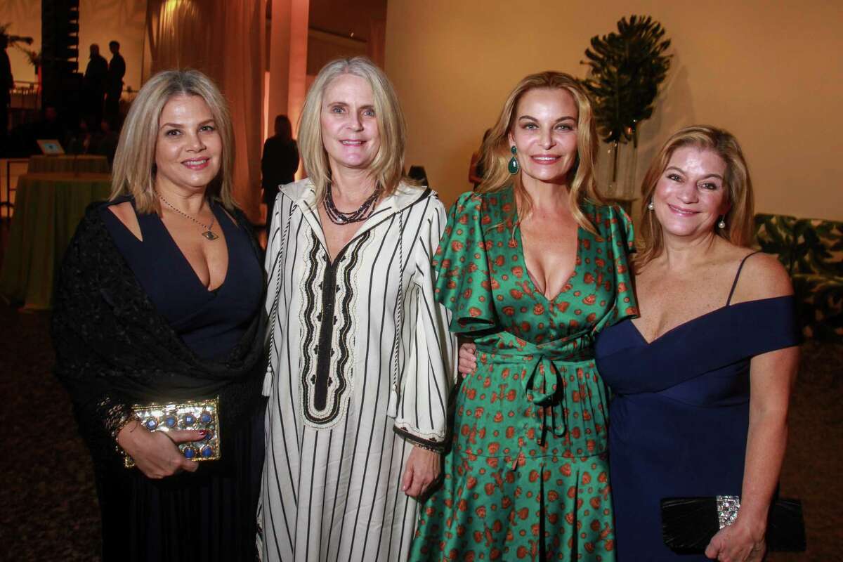 Ana Maria Wood, from left, Anne Barragan, Micheline Newall and Adriana Robles at the Museum of Fine Arts Houston's Latin American Experiences Gala on November 2, 2019.