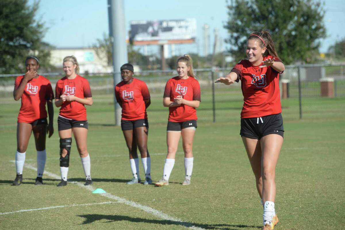 Lamar University's women's soccer team is back on top in the Southland Conference ranking. The Lady Cardinals are eyeing another shot at the conference championship and NCAA tournament bid. Photo taken Tuesday, October 22, 2019 Kim Brent/The Enterprise