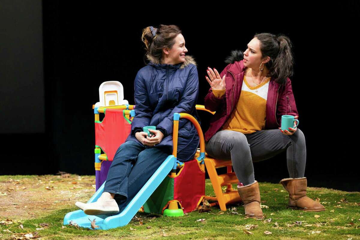 Jessie (Rachel Spencer-Hewitt) and Lina (Evelyn Spahr) in “Cry It Out.”