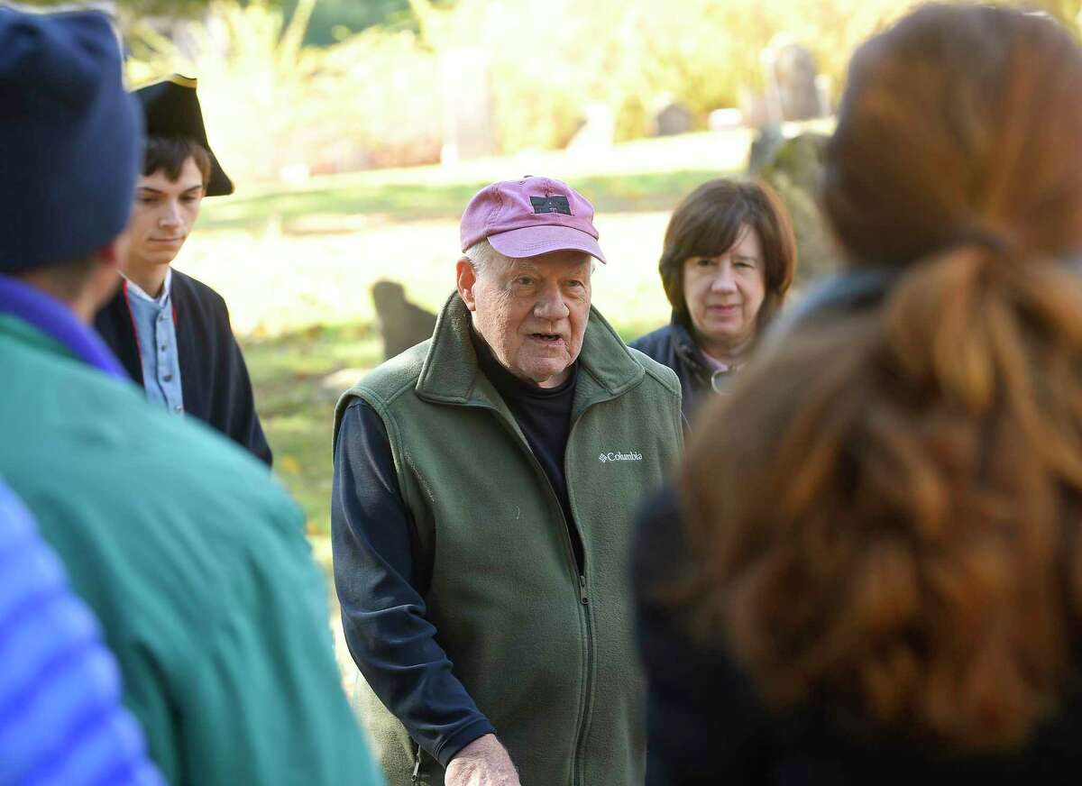 Meadow Ridge in Wilton historian, and author Bob Russell gives a brief introduction, and history of the town prior to the Spirits of the Past cemetery walk, and re-enactment at the Sharp Hill Cemetery in the town, during a previous year. This is an article about how Russell betters his community for generations to come.