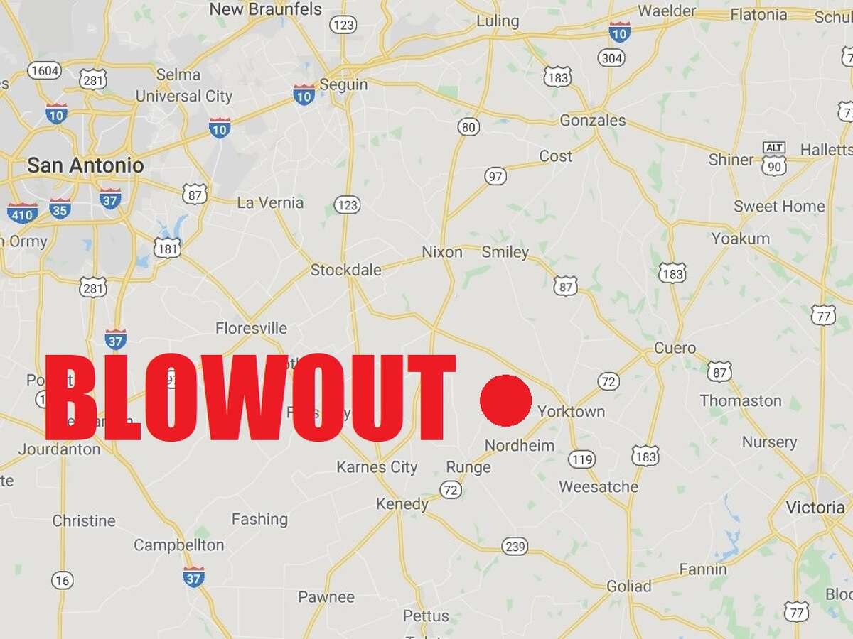 Hundreds of acres of land remain sealed off following a blowout at a Devon Energy natural gas well located between the Eagle Ford Shale towns of Yorktown and Nordheim.