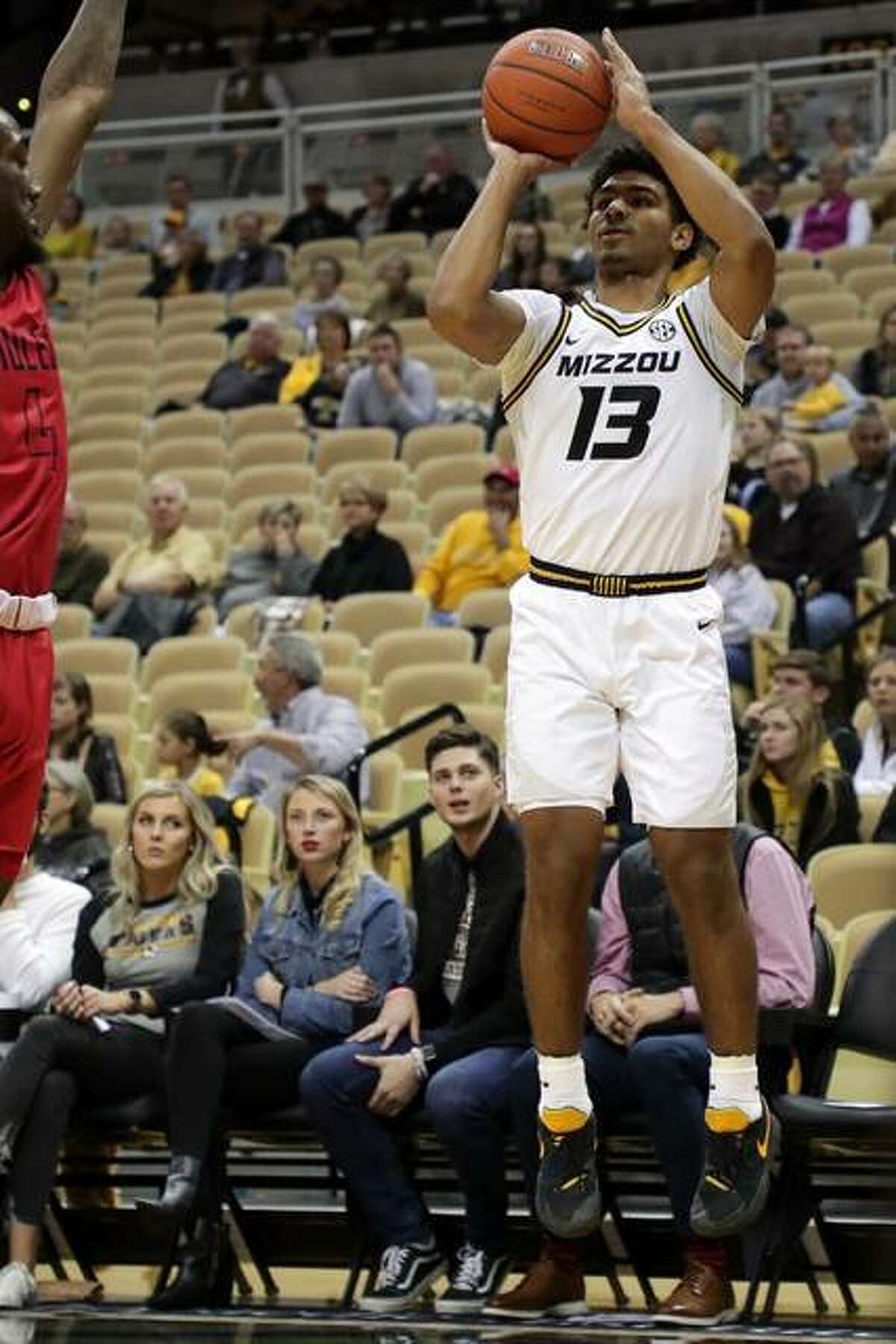 Missouri junior Mark Smith puts up a jump shot during an 80-56 exhibition win over Central Missouri on Nov. 1 at Mizzou Arena.
