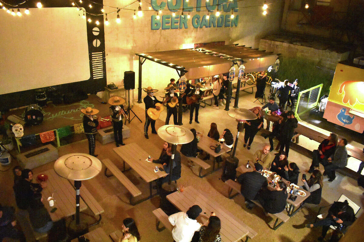 This file photo shows the patio at Cultura Beer Garden. 