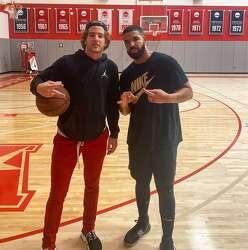 Drake Gets In A Workout At University Of Houston