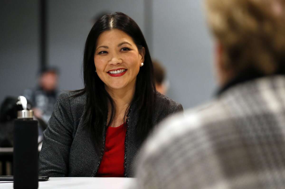 San Francisco District Attorney candidate Nancy Tung at Supervisor Catherine Stefani's community meeting in San Francisco, Calif., on Tuesday, February 5, 2019.