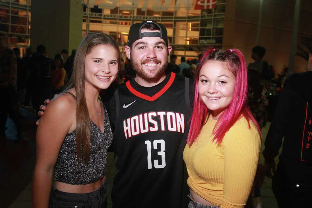 Fans at the Post Malone concert at Toyota Center on November 5, 2019.