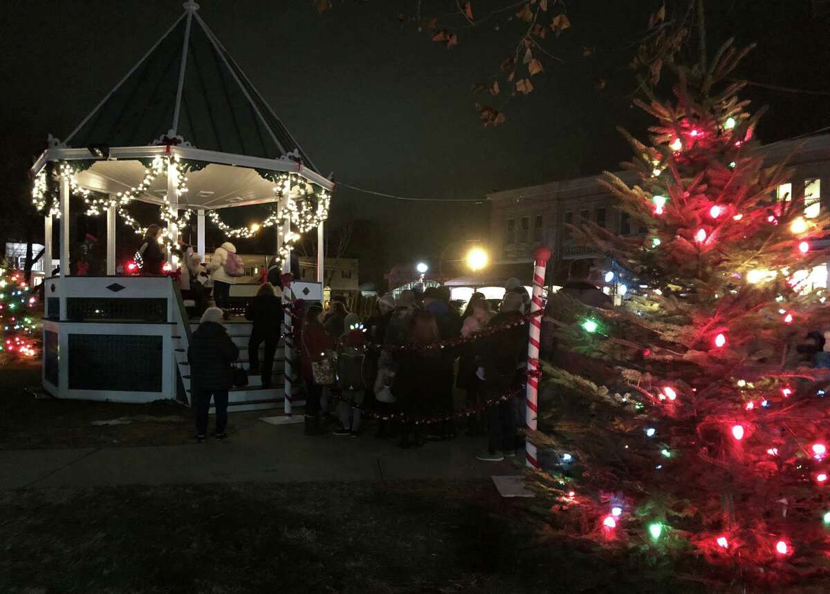 The annual lighting of the trees on the Village Green in New Milford sponsored by the Greater New Milford Chamber of Commerce, is scheduled for Nov. 30.