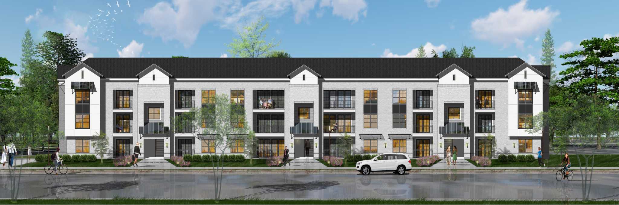 Hines Pursues Denser Garden Style For New Suburban Apartments