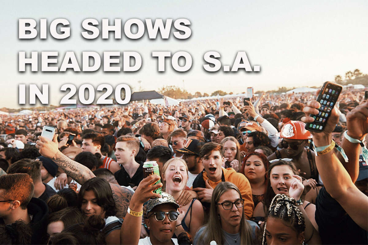 Click through the gallery to see some of the biggest performers coming to the Alamo City in 2020.