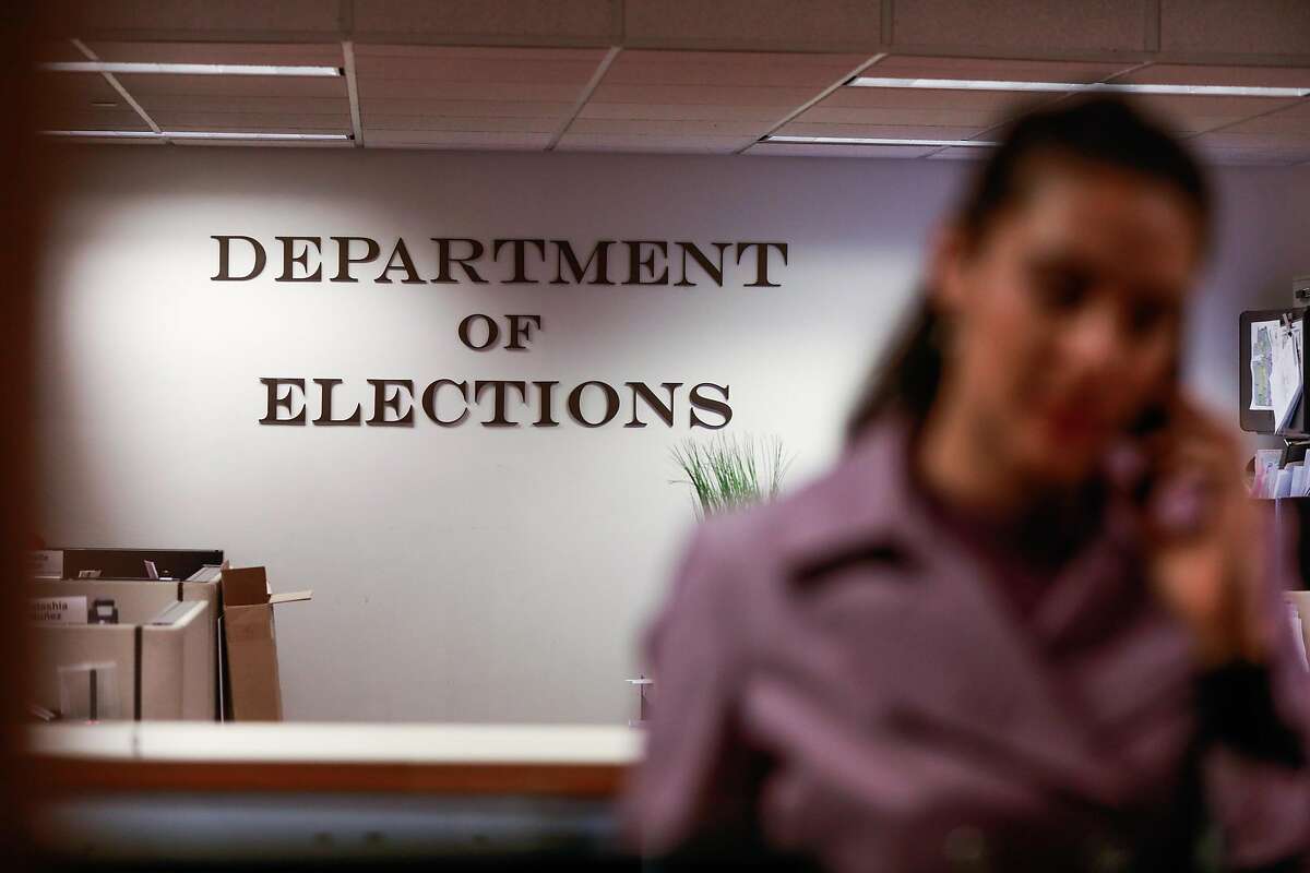The Department of Elections at City Hall in San Francisco, California, on Wednesday, Nov. 6, 2019.
