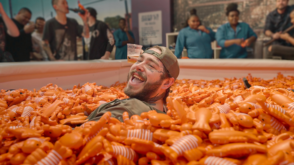 Post Malone visited Movietopia while he was in Houston - Chron