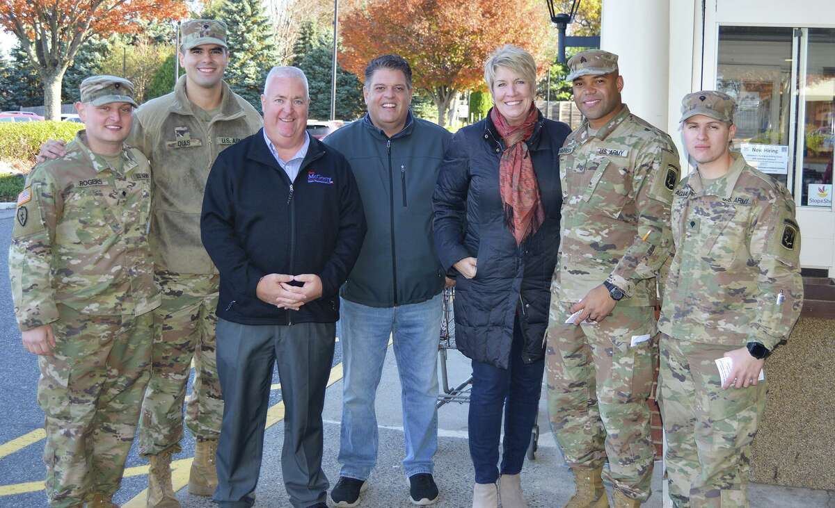 The Stuff a Humvee event to collect non-perishable food items and toiletries to benefit local veterans in need was held on Saturday, Nov. 2, filling two humvees.