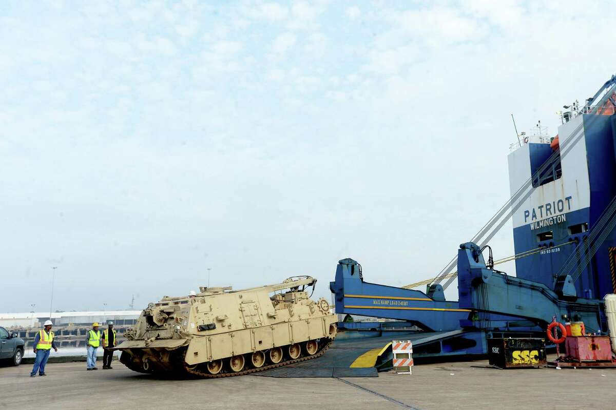 Port of Beaumont sees record military operation