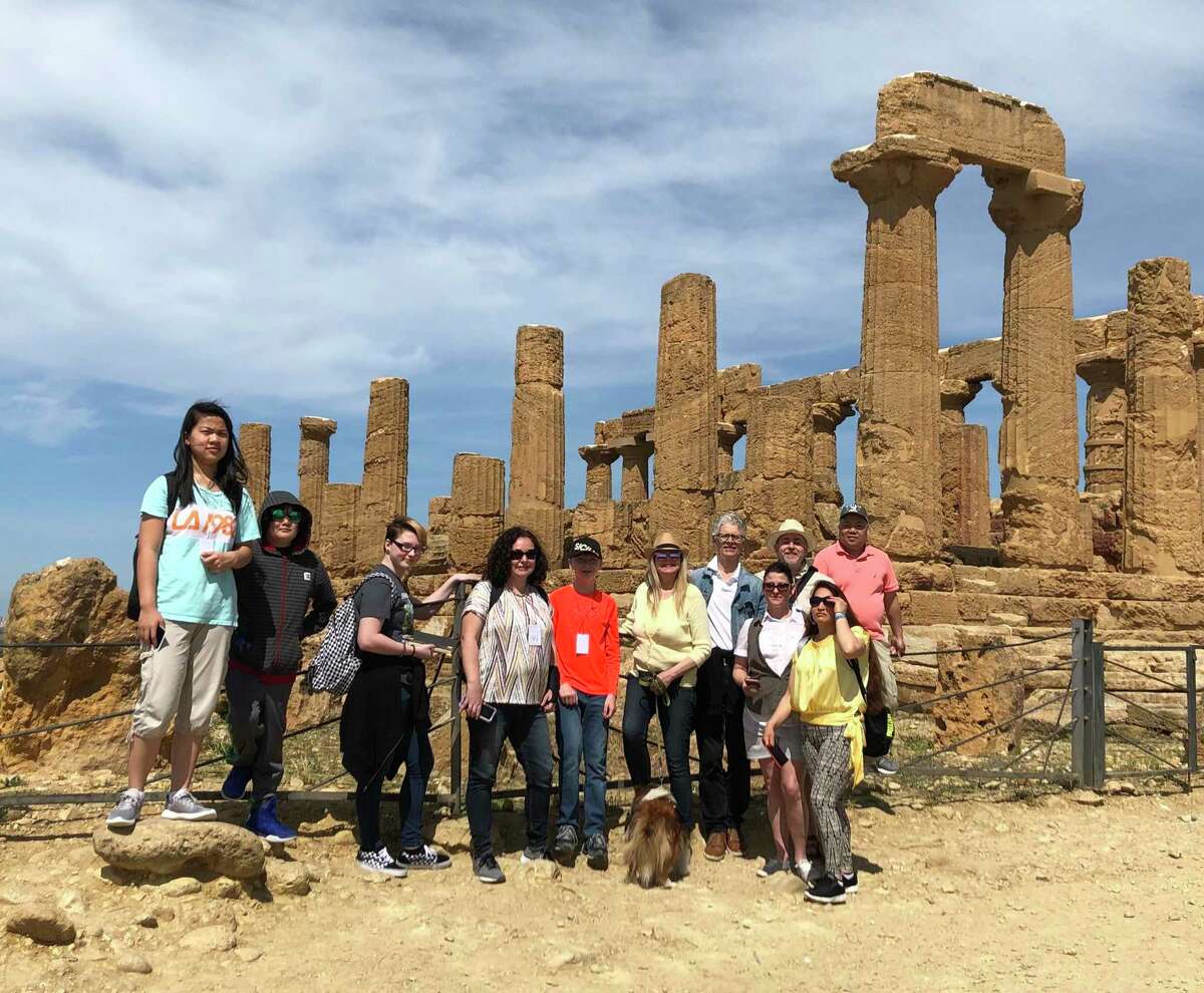 Torrington middle and high school students took a trip to Agrigento, Sicily, earlier this year with the Connecticut Fine Arts Academy. Along with a performance their original play, “The Trial of Luigi Pirandello.” in the International Literary Competition, “Uno, Nesunno e Centomila,” they were able to sightsee and meet new people. The group won one of the three top prizes in the competition.