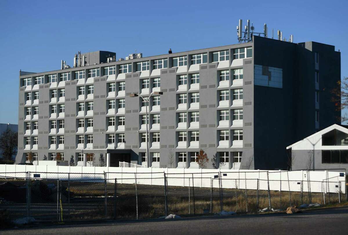 The former Ramada Inn on Lordship Boulvard in Stratford, Conn. is being converted into one and two bedroom rental units. Amazon has announced plans to open a distribution center in a large warehouse on nearby Long Beach Boulevard.
