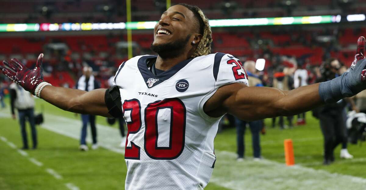 PHOTOS: Texans vs. Jaguars Houston Texans strong safety Justin Reid (20) celebrates the Texans 26-3 win over the Jacksonville Jaguars at Wembley Stadium on Sunday, Nov. 3, 2019, in London. Browse through the photos to see action from the Texans' win over the Jaguars in London. 