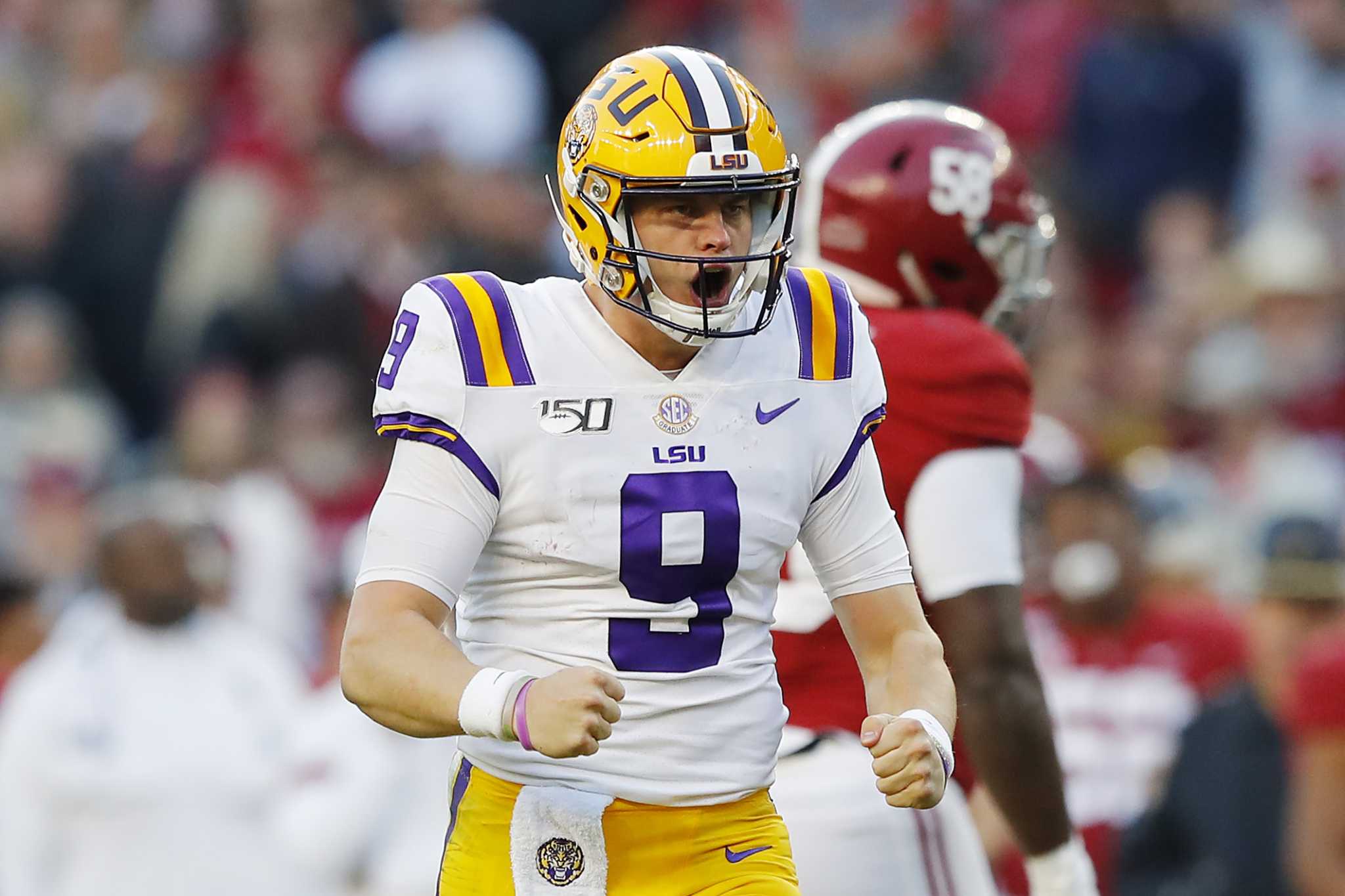 LSU Football - Joe Burrow to Justin Jefferson! 65 Yards!