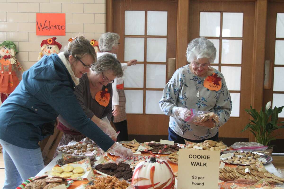 Many people stopped in on Saturday to see what the Trinity Lutheran Harvest Bazaar Luncheon had to offer. 