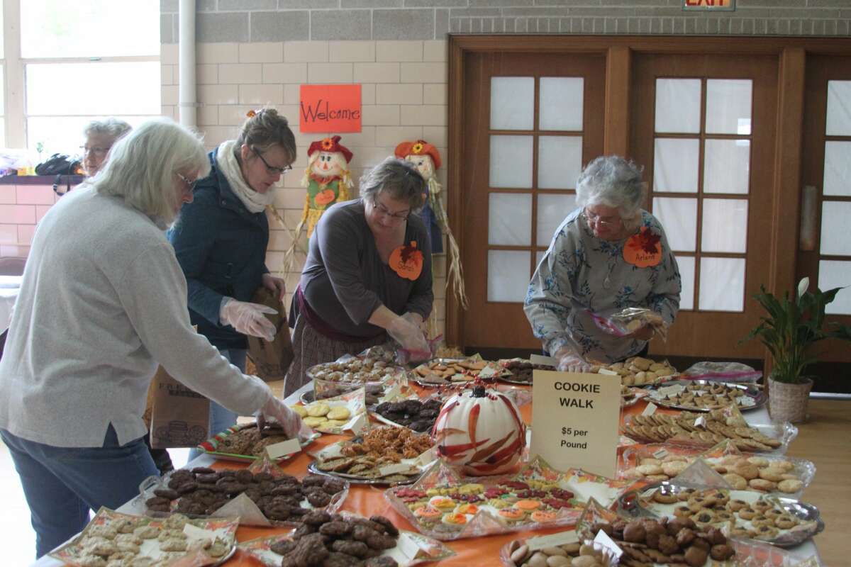 Many people stopped in on Saturday to see what the Trinity Lutheran Harvest Bazaar Luncheon had to offer. 