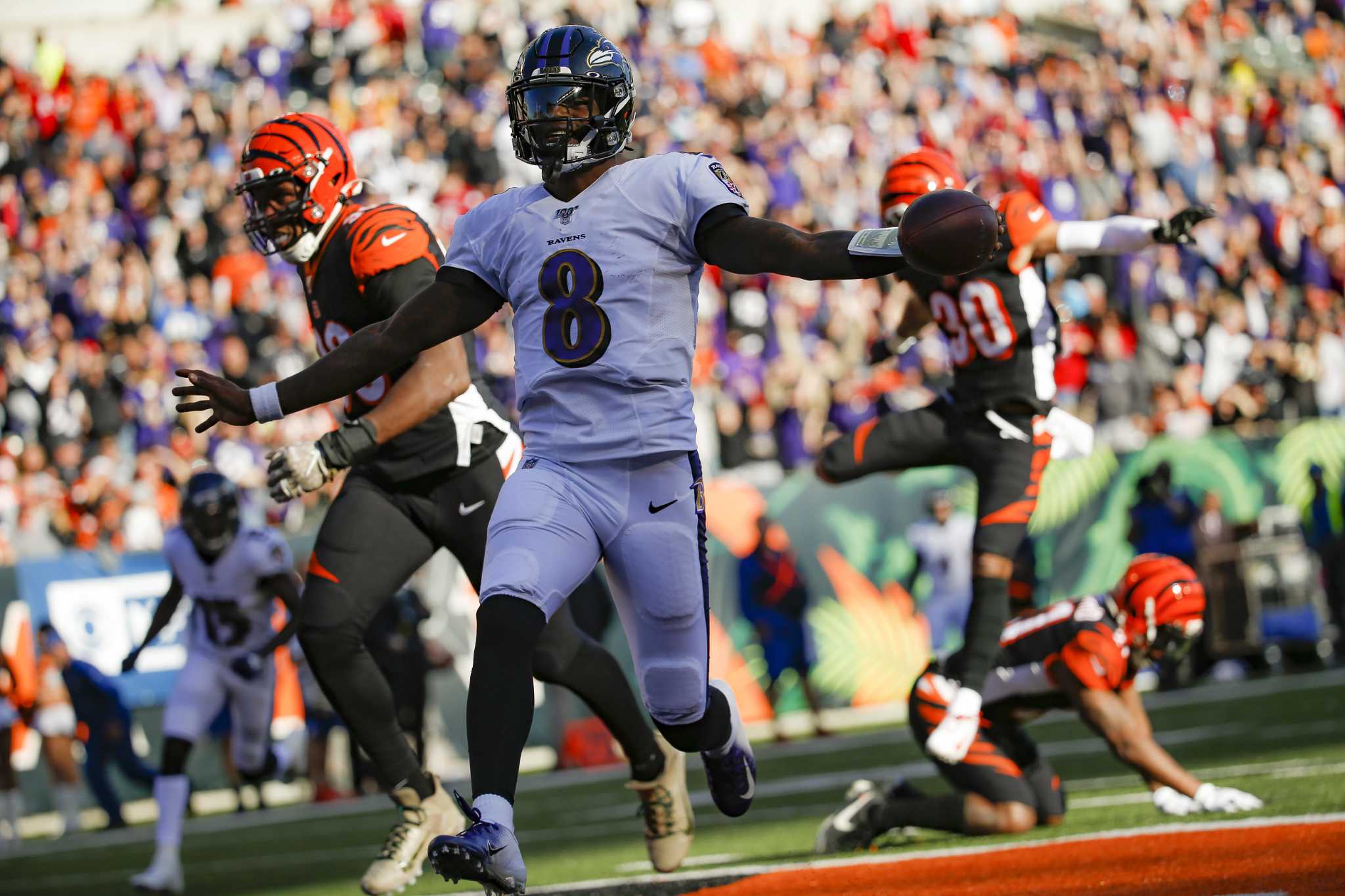 Lamar Jackson is a greater threat in the pocket than on the run