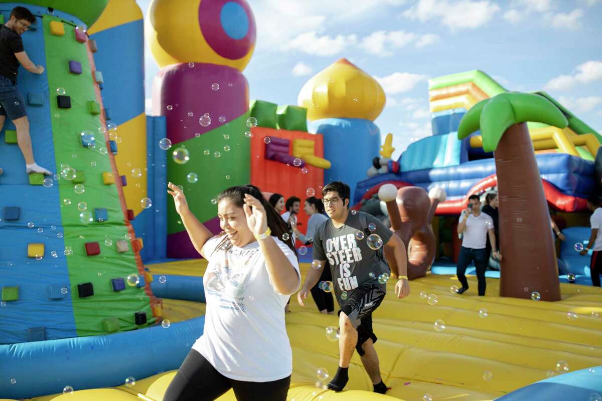 Big Bounce America: World's largest bounce house comes to Houston