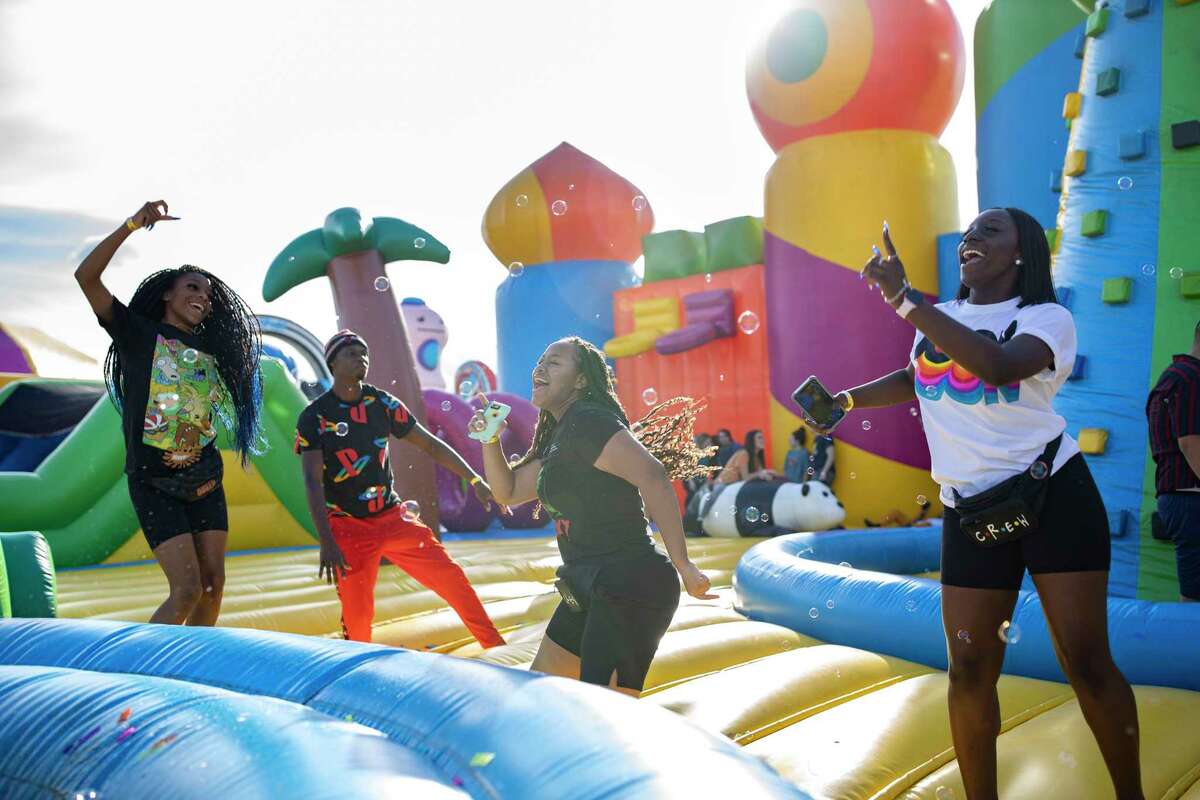 Big Bounce America World's largest bounce house comes to Houston