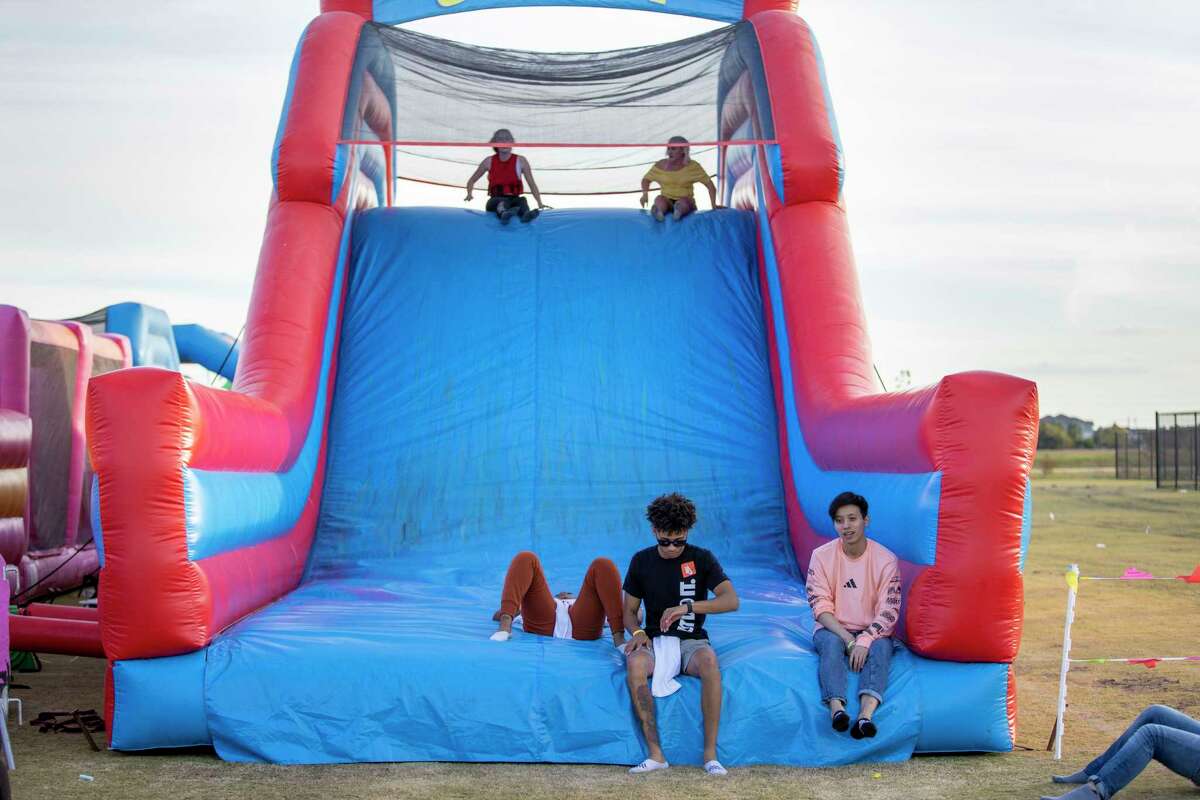 Big Bounce America World's largest bounce house comes to Houston