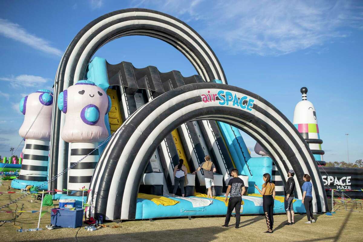 Big Bounce America: World's largest bounce house comes to Houston
