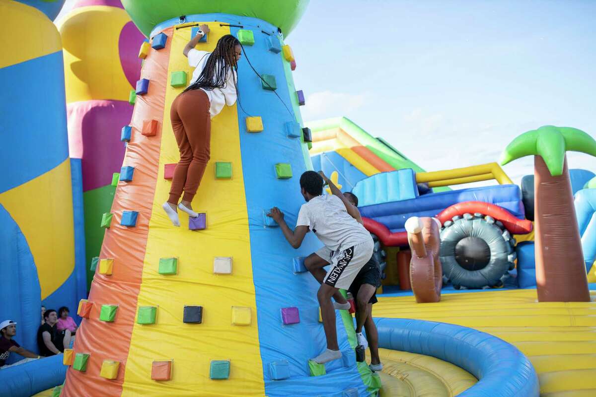 Big Bounce America World's largest bounce house comes to Houston