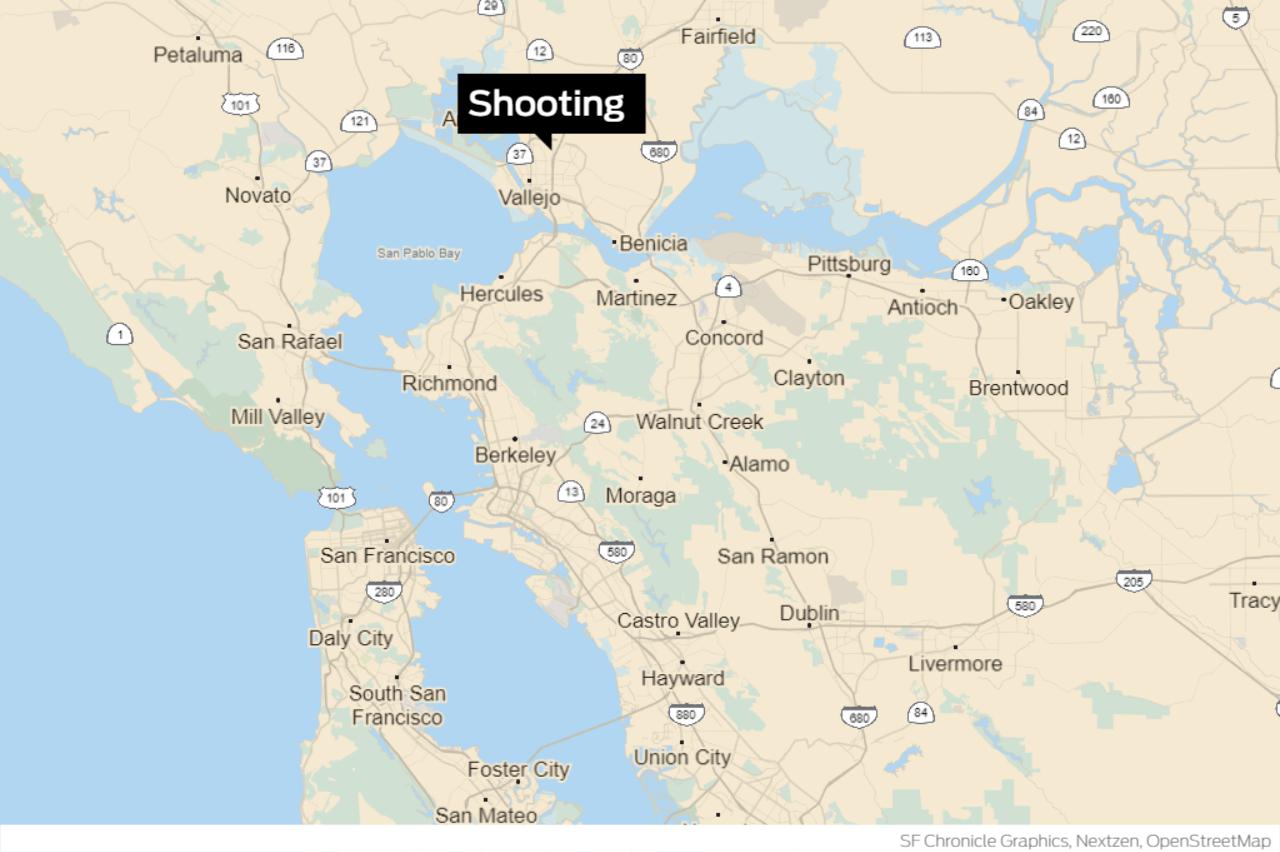 One killed in officerinvolved shooting at busy Vallejo intersection