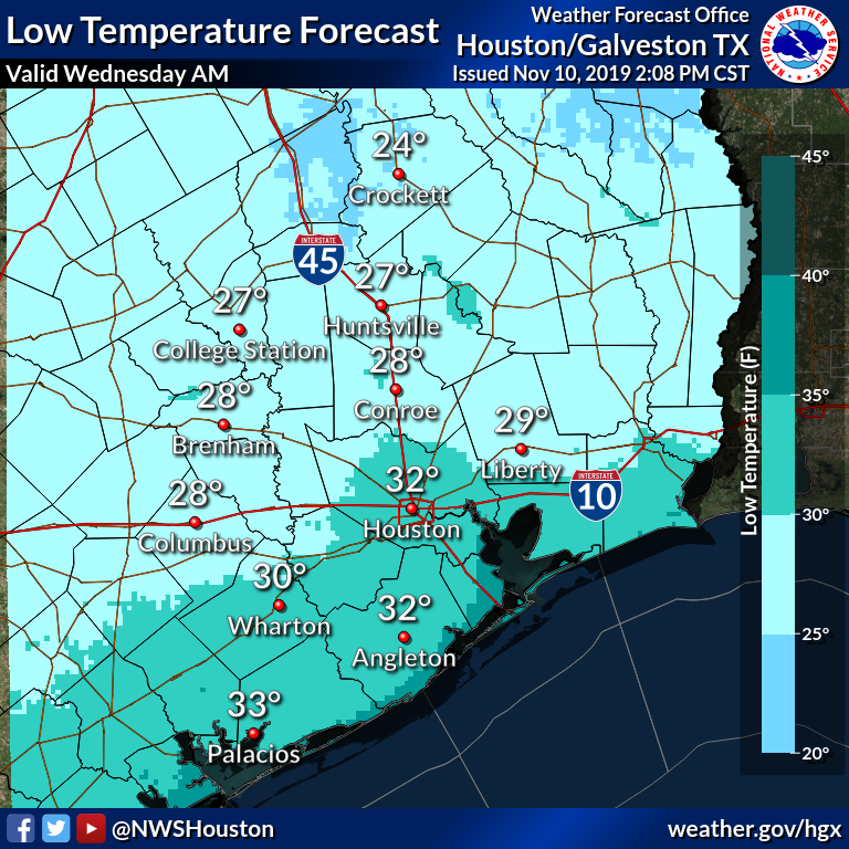 Snow flurries possible Tuesday morning as cold front hits Houston - mySA