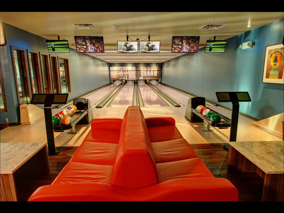 A Pinstripes bowling bistro that opened in October 2019 at a Houston development. Pinstripes is planning a Dec. 12 grand opening at the new SoNo Collection mall in South Norwalk, Conn., one of several entities that will debut in Connecticut for the first time along with Amazon 4-star and Camp.