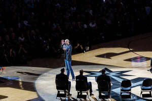 Photos: Spurs fans honor Tony Parker at jersey retirement ceremony