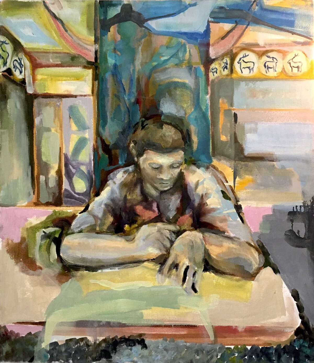 The Burnham Library in Bridgewater will open an exhibit, "Tara Finneran: Recent Works," Nov. 18 and offer a reception Nov. 24 from 2 to 4 p.m. The show, which will run through Dec. 28, will feature oil and acrylic paintings by the Bridgewater resident, whose work is shown above. For more information, call the 62 Main St. South library at 860-354-6937.