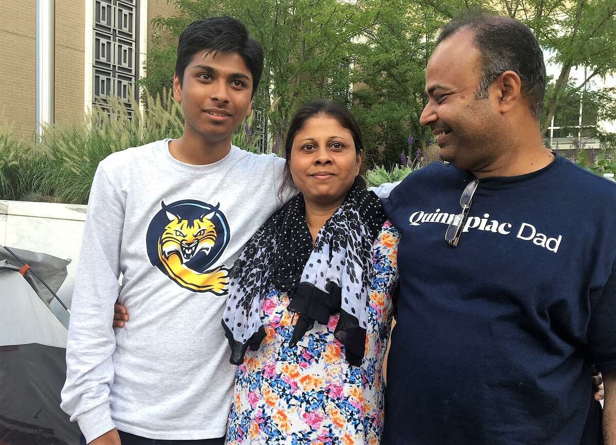 A happy moment for family of Salma Sikandar after she was granted a stay of deportation.