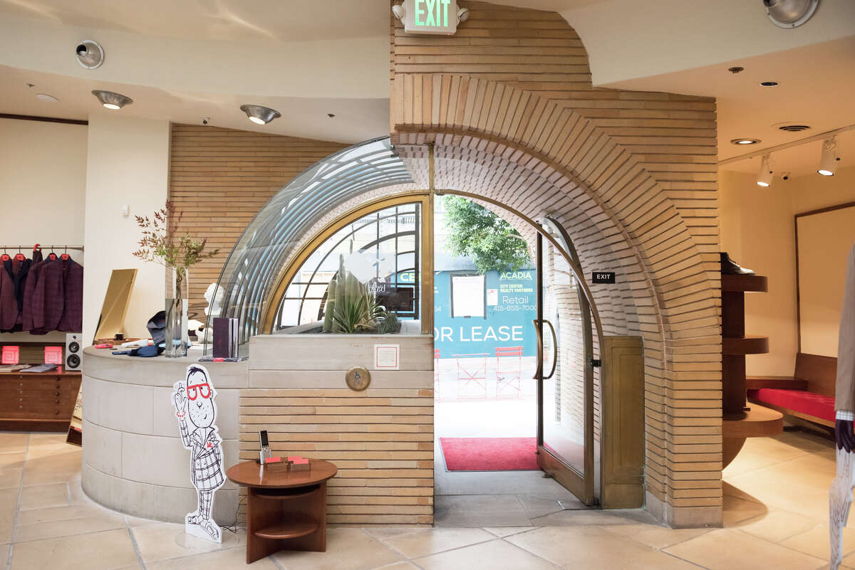 Enter the store through an archway.