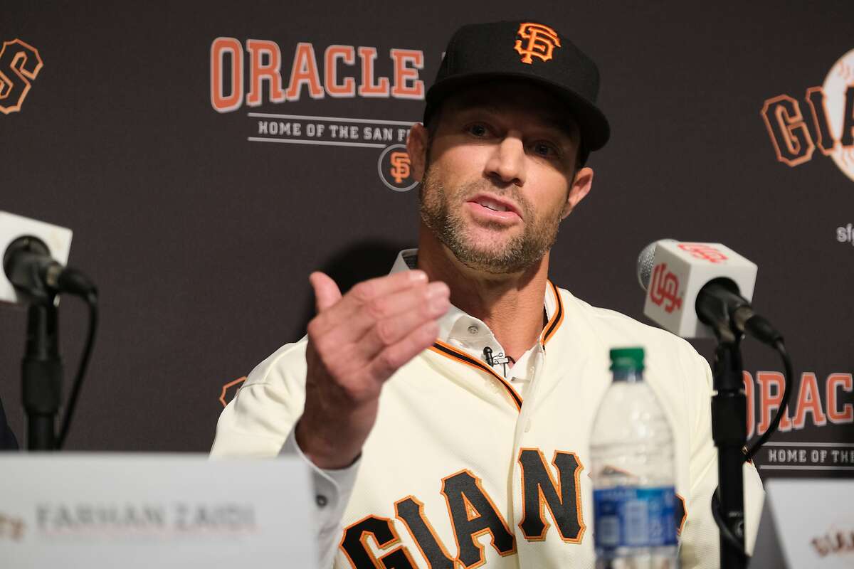 Gabe Kapler the new San Francisco Giants Manager speaks at a press conference at Oracle Park in San Francisco, Calif. on Wednesday November 13, 2019.