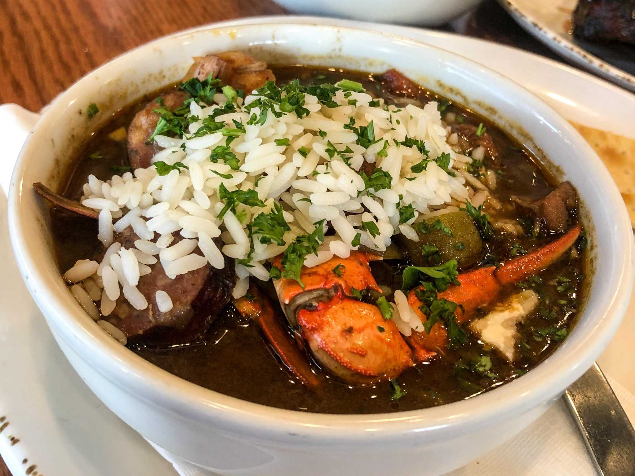 Houston barbecue joints offer gumbo on the menu