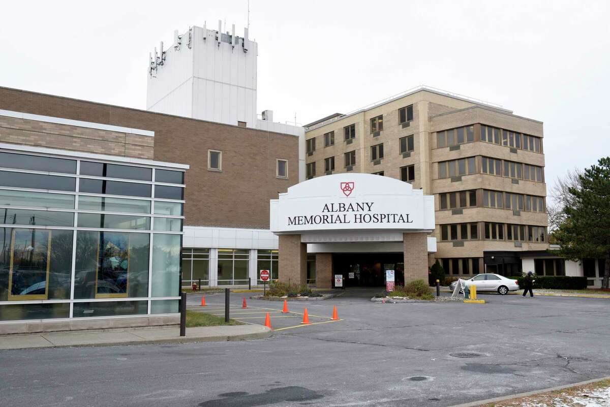 Exterior of Albany Memorial Hospital on Thursday, Nov. 14, 2019 in Albany, N.Y. (Lori Van Buren/Times Union)