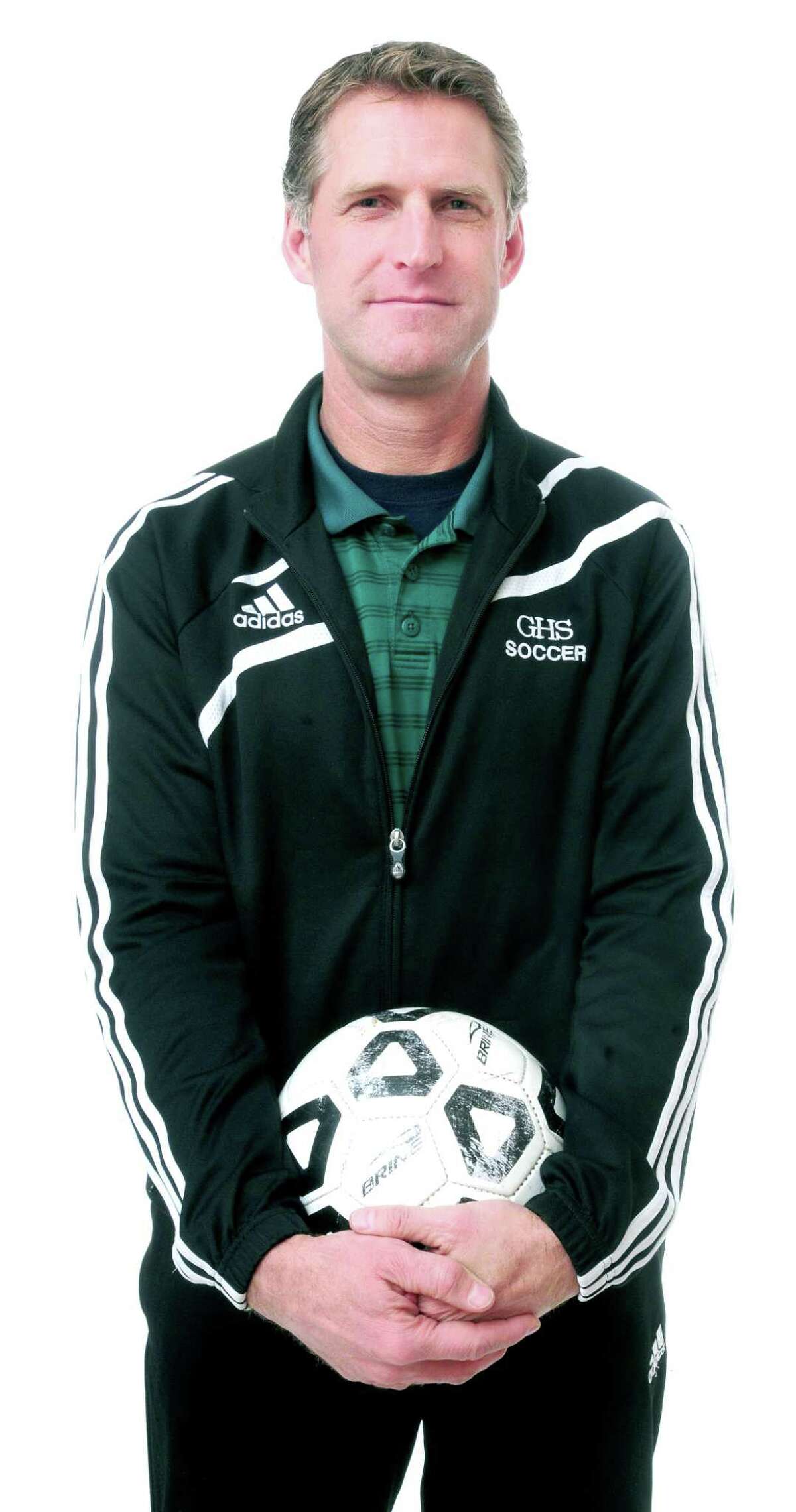 Former Guilford girls soccer coach Scott McMahon.