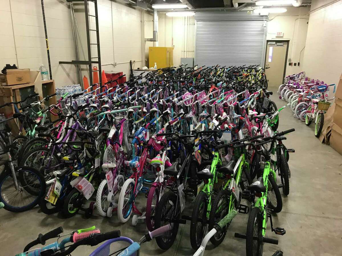 Last year's bike drive collected around 160 bikes for CISD community members.