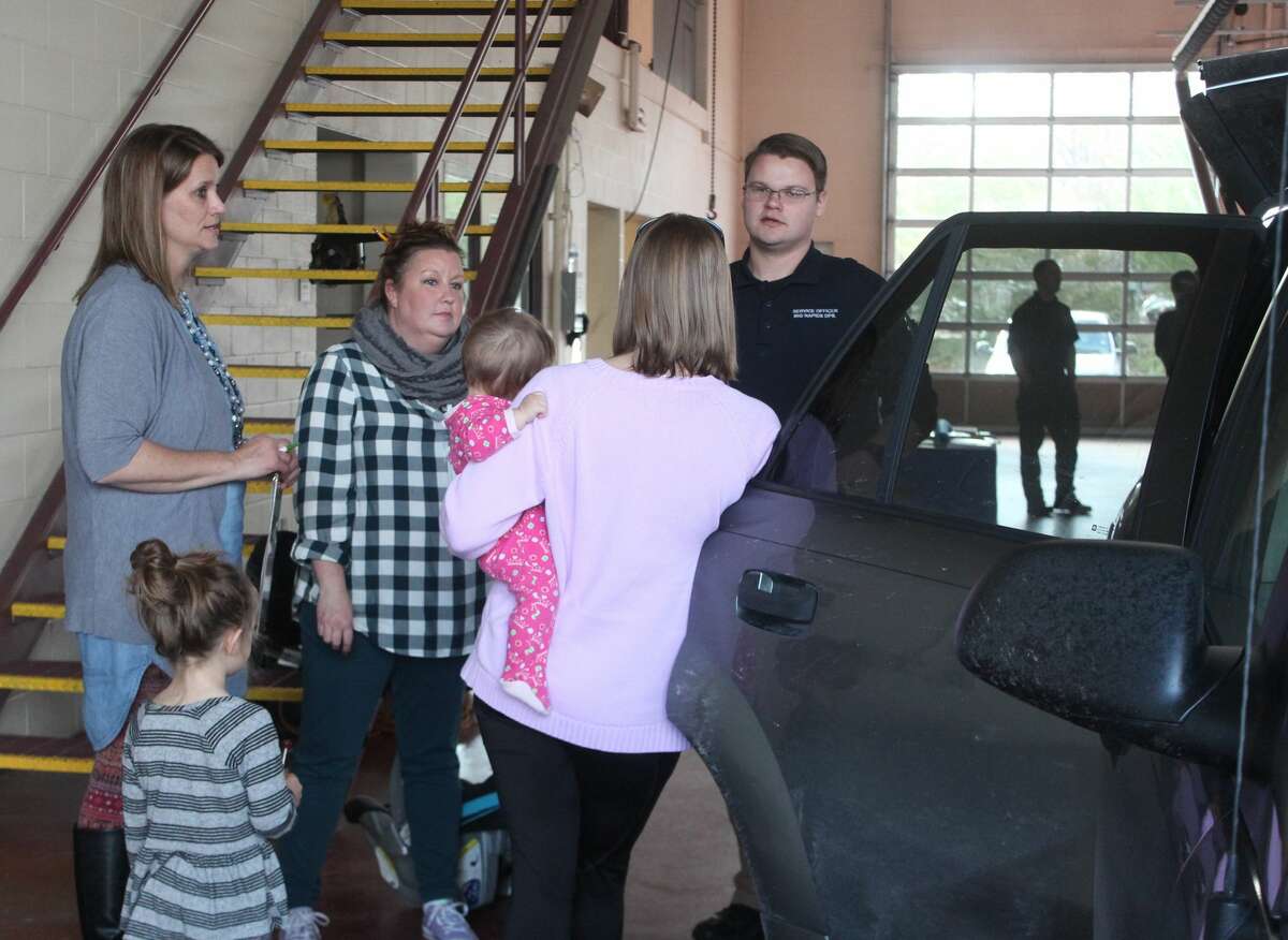 Local parents, guardians and caregivers were invited to Safety Day at the Big Rapids Department of Public Safety on Friday to learn about car seat safety and more. In addition to the event in Big Rapids, Safety Day activities took place at the Reed City Fire Department and the Evart Fire Department.