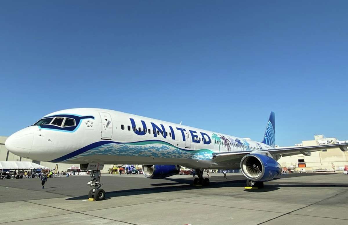 United's MileagePlus just implemented a whole new structure for award travel pricing. Pictured: United's California themed 757